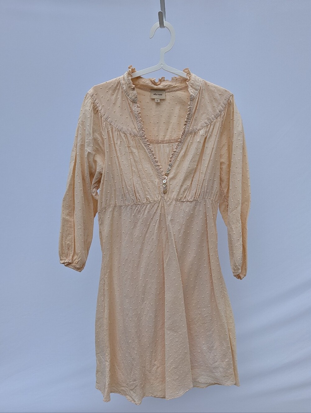 Y2K Vintage Ella Moss Swiss Dot Dress